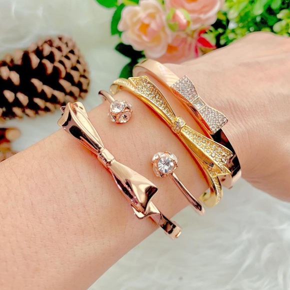 KATE SPADE • Rose Gold Lady Marmalade Cuff Bracelet - Picture 7 of 7